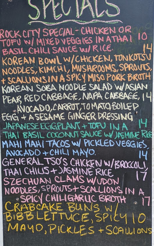 Menu Yum Yum Noodle Bar Woodstock - 1