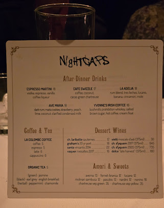Menu Yvonne's - 9