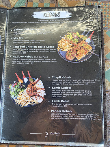 Menu Zac’s Great Food - 3