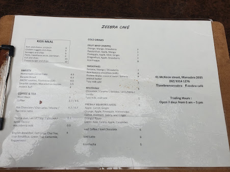 Menu Zeebra Cafe - 4