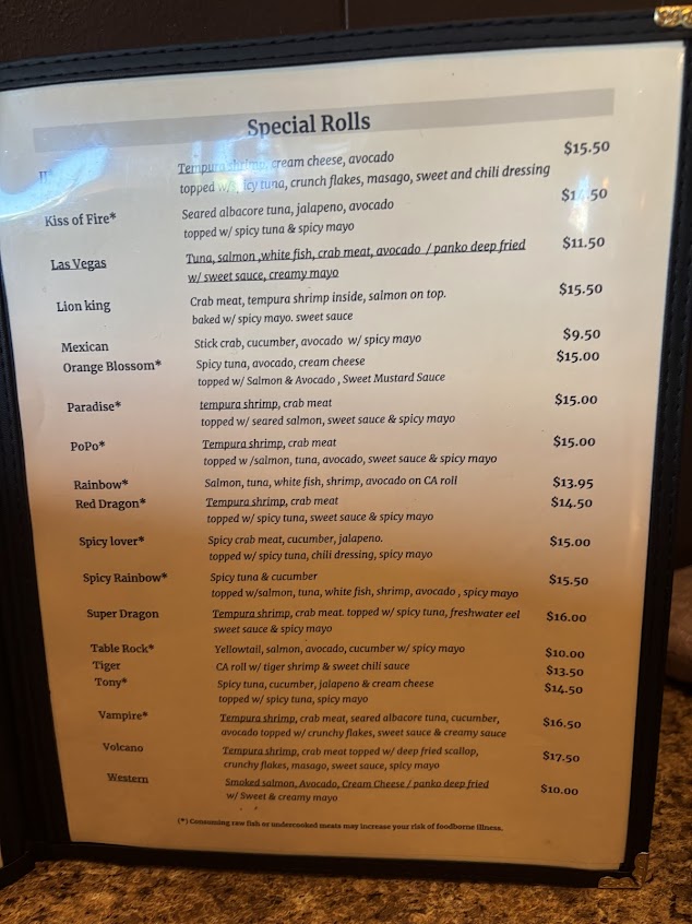 Menu Zen Zen Sushi And Teriyaki - 2