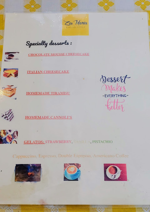 Menu Zia Maria Little Italy - 8