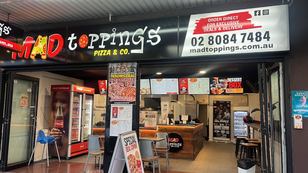 Mad Toppings Randwick Pizza